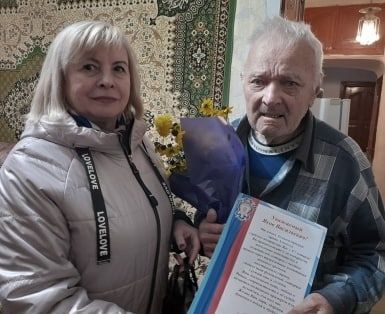 22 октября исполнилось 97 лет участнику боевых действий в годы Великой Отечественной войны Якову Васильевичу Ткаченко