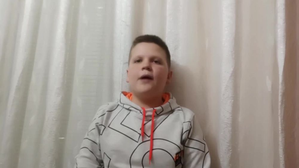 Обучающийся 4-А класса Люлюк Павел присоединился к акции "Спасибо, учитель!"