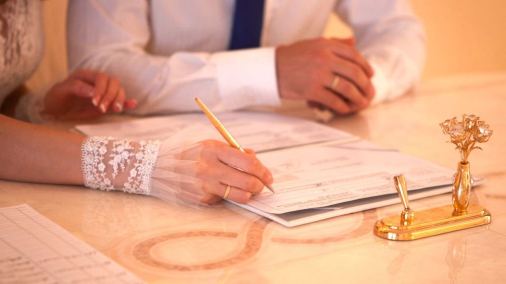 В Луганской Народной Республике за 1 квартал 2023 года зарегистрировано на 60 % браков больше, чем за аналогичный период прошлого года