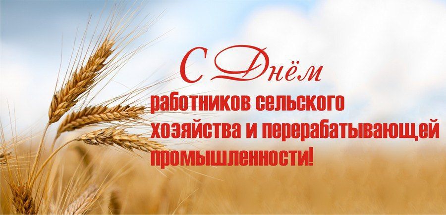 Уважаемые работники и ветераны сельского хозяйства и перерабатывающей промышленности!