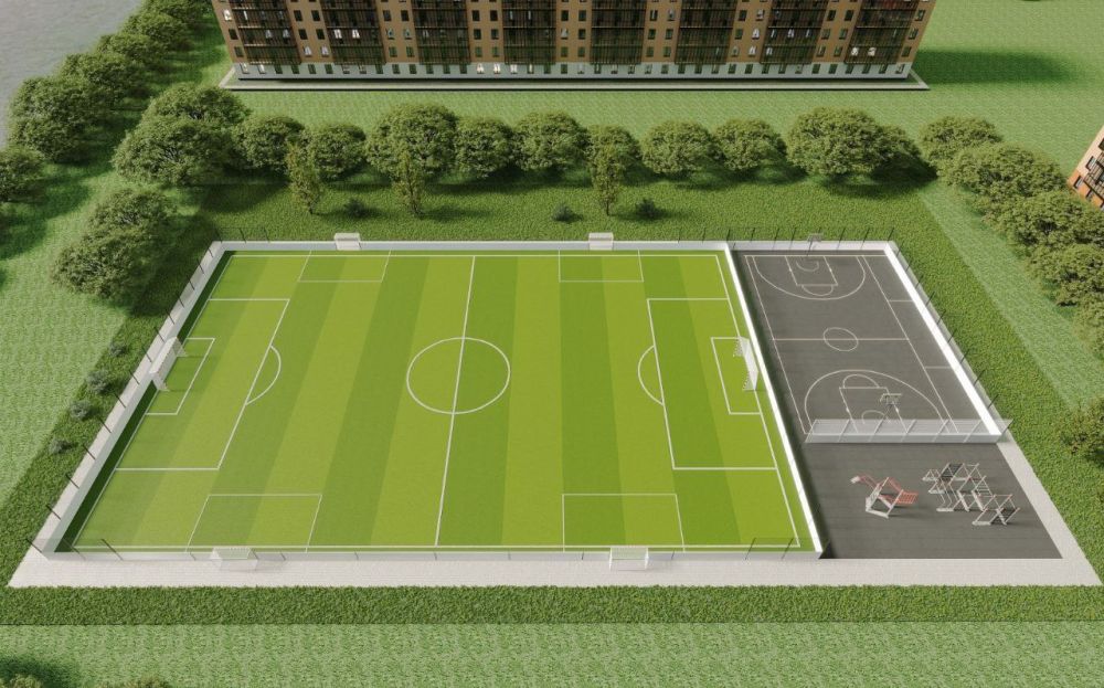 Альберт Апшев: В Алчевске продолжается возведение физкультурно-оздоровительного комплекса открытого типа