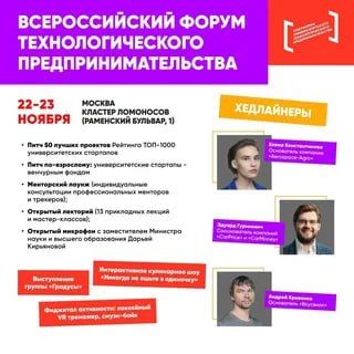 В рамках реализации федерального проекта «Платформа университетского технологического предпринимательства» государственной...