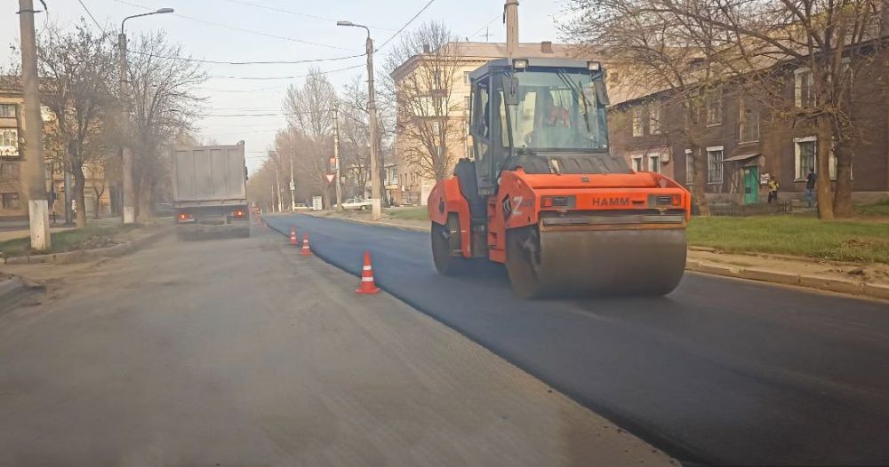 Альберт Апшев: В Алчевске начались дорожные работы