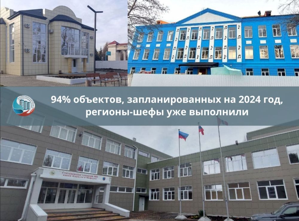 14 регионов-шефов ЛНР завершили запланированные на текущий год ремонтно- восстановительные работы