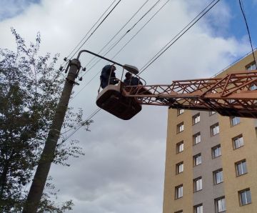 Коммунальные службы проводят работы на территории города