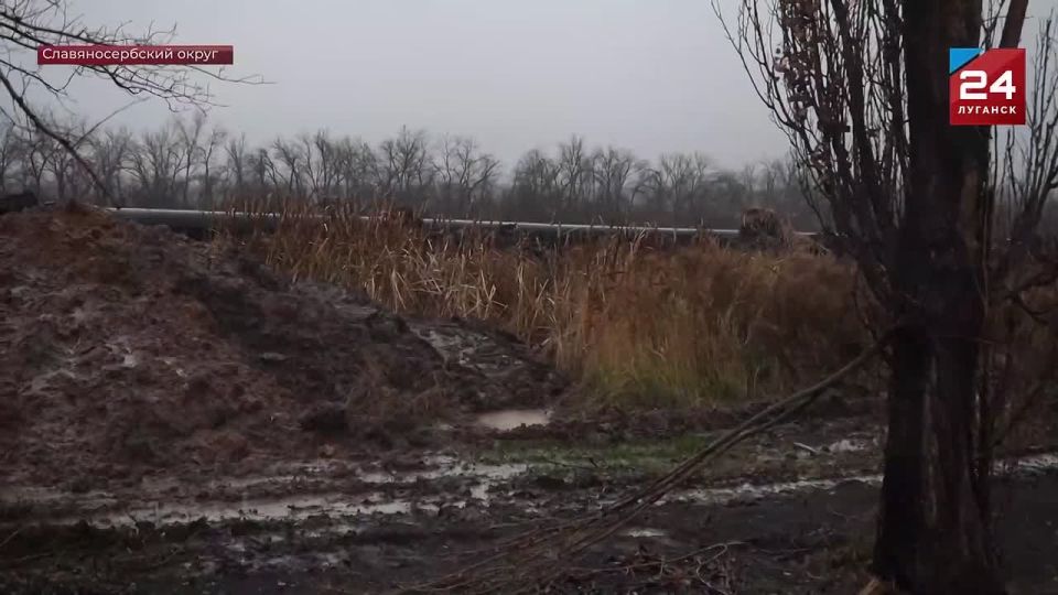 Специалисты Алчевского управления завершили ремонтные работы на магистральном водоводе