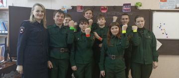 Урок безопасности для юных кадетов Алчевска