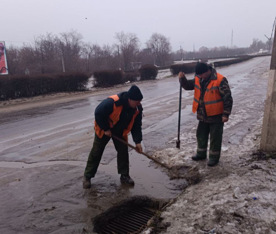 Коммунальными службами проведены работы на территории города
