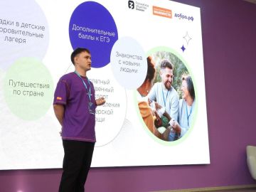 Вместе мы можем больше!. В Молодёжном центре «ПРОдвижение» города Алчевска прошла встреча с лектором Российского общества «Знание», представителем Луганского регионального штаба #МЫВМЕСТЕ — Алексеем Сафроновым