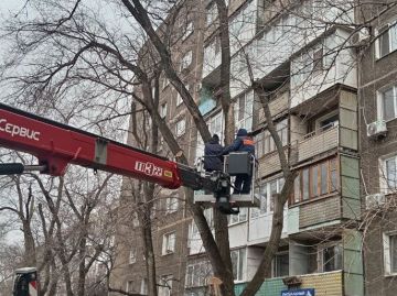 Коммунальными службами проведены работы на территории города