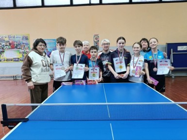 21 марта прошло Первенство ЛНР по настольному теннису среди девушек и юношей до 16 лет