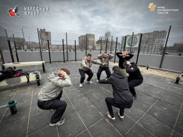 Разминка от Молодёжки НФ из Алчевска!