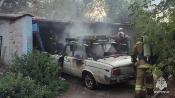В Алчевске спасатели предотвратили распространение пожара