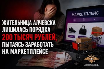 Жительница Алчевска лишилась порядка 200 тысяч рублей, пытаясь заработать на маркетплейсе