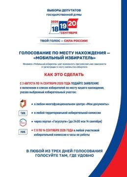 На портале «Госуслуги» открыт прием заявлений о способе участия в выборах
