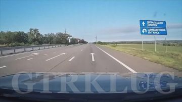 БПЛА заметили сегодня прямо над трассой Луганск — Алчевск
