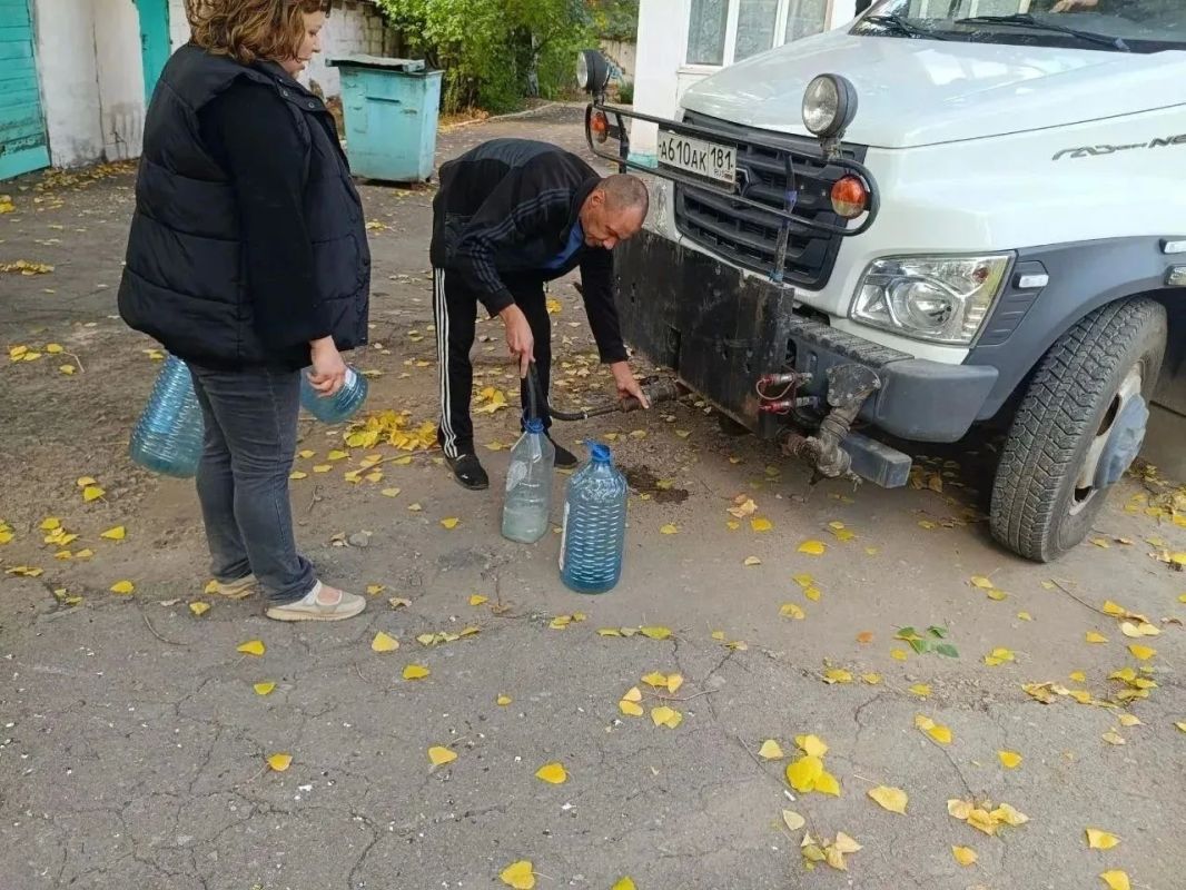 В Алчевске организован подвоз воды в микрорайоны города
